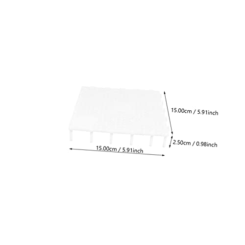 COLLBATH 10pcs Aquarium Filtering Plates Sand Divider Board for Fish Tank Easy to Install Bottom Pad High Water Permeability Splicing Combination for Custom Aquatic Environment