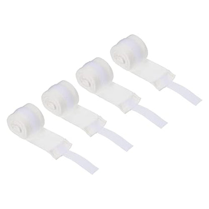 PATIKIL Boxing Hand Wrap Elastic Martial Arts Fist Bandages for Thai Kickboxing - color: White