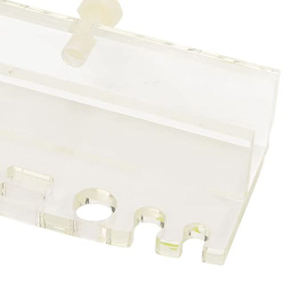 Aquarium Tool Holder Wall Mounted | Acrylic Fish Tank Organizer for Water Plant Tweezers/Scissors | Space - Saving Storage Rack with 20mm Thickness Compatibility