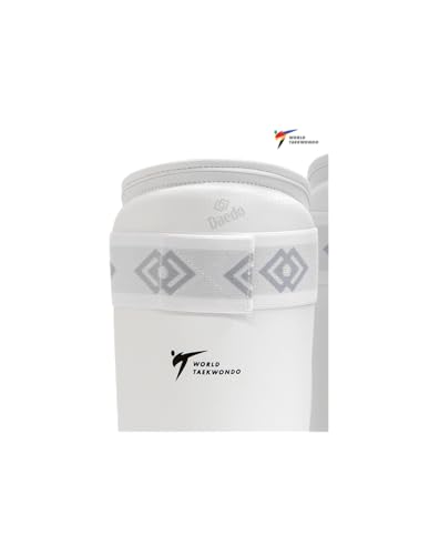 DAEDO WT Recognized Taekwondo Shin Guard, Officially Approved for International Competitions, Sizes S-XL, Lightweight and Durable Protection - size: X-Large