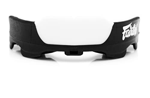 Fairtex MG3 Gel Mouth Guard, Adult, BPA Free Muay Thai MMA Gum Protection | Thermoplastic moldable liner with heavy-duty rubber shock frame. Dual-layer dental shield absorbs impacts in the ring - color: Black