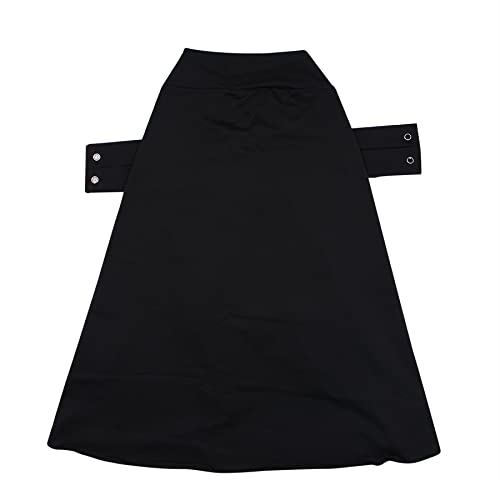 AIBEARTY Women Fashion Instant Muslim Turban Hijab with Snap Fastener Breathable Headscarf Bonnet Cap Turban Hat Shawl - color: Black