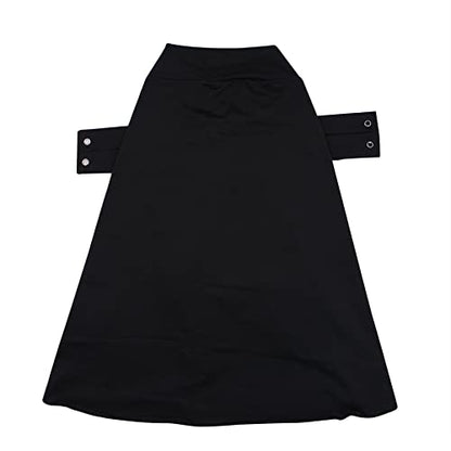 AIBEARTY Women Fashion Instant Muslim Turban Hijab with Snap Fastener Breathable Headscarf Bonnet Cap Turban Hat Shawl - color: Black