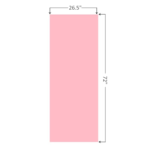 Eunzel Hot Yoga Towel Non Slip Yoga Mat Towel Non-Slip Sweat Absorbent Microfiber Towel for Hot Yoga, Pilates and Workout 72" x 26.5", Pink - color: Pink