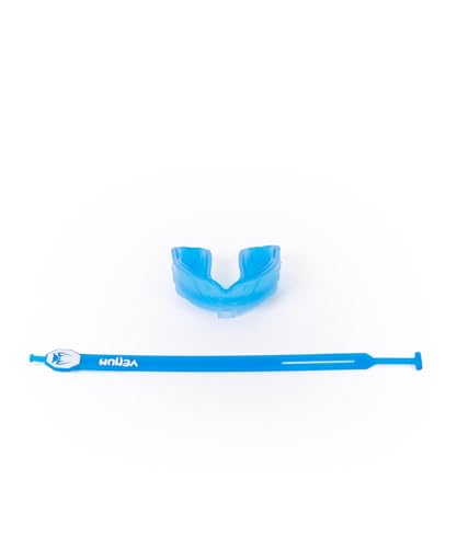 Venum Challenger Mouthguard - Strap/Strapless - color: Blue Transparent, size: Adult