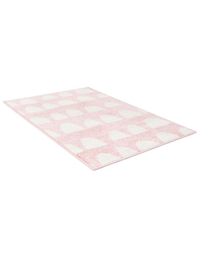 Rugs.com - Whimsy Kids Rug – 2' 2 x 3' 1 Pink Easy-Clean Rug – Modern Abstract Arches for Playrooms, Nurseries, and Entryways - color: Pink, size: 2'2" x 3'1" (Rectangular)
