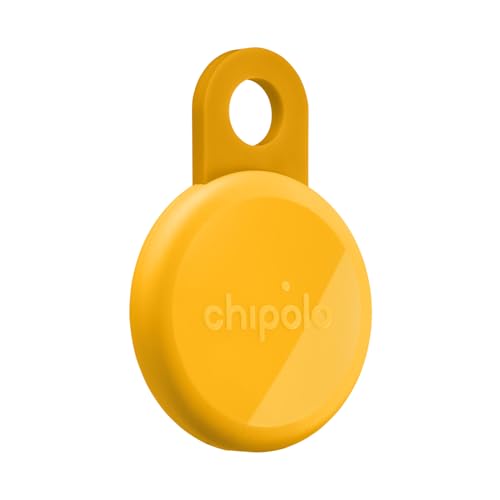 Chipolo Loop – Rechargeable Bluetooth Tracker for Key and Pocket Location - color: Honey