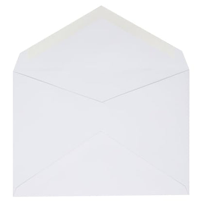 LUXPaper Outer Envelopes | 5 1/2" x 7 3/4" | Bright White | 70lb. Text | 50 Qty - color: White, size: 5 1/2 x 7 3/4