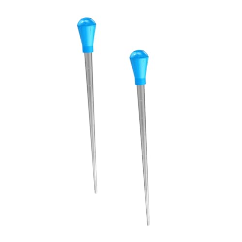 Cabilock 2pcs Plastic Pipettes Graduated Measurement Multi-Purpose Liquid Droppers for Kitchen Baking and Fish Tank Supplies