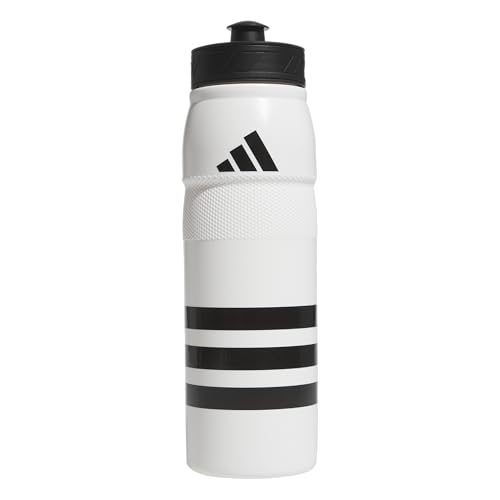 adidas 750 ML (28 oz) Stadium Refillable Plastic Sport Water Bottle - color: White/Black/Black/2
