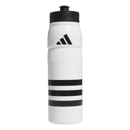 adidas 750 ML (28 oz) Stadium Refillable Plastic Sport Water Bottle - color: White/Black/Black/2