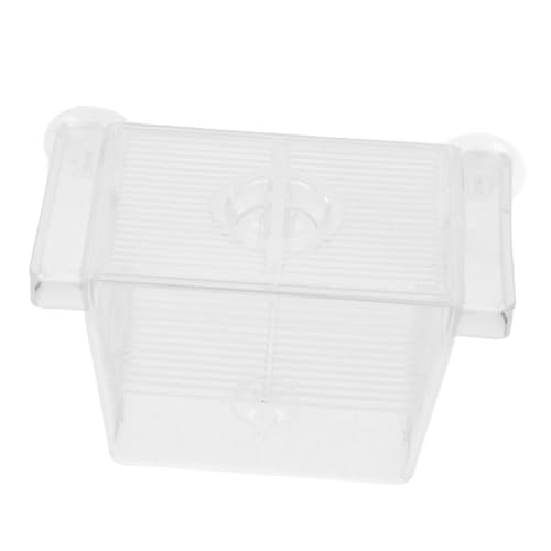 Self-Floating Fish Breeding Box Double-Layer Fry Incubator for Betta Fish Aquarium Nursery Divider with Easy Access