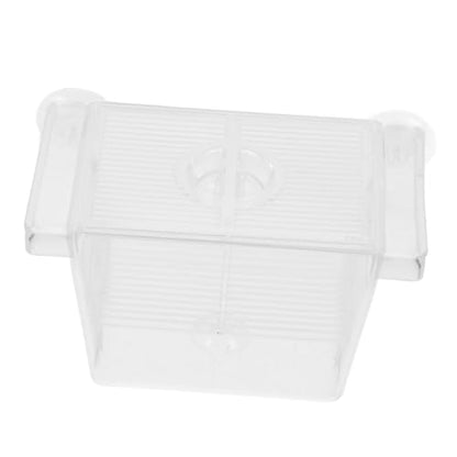 Self-Floating Fish Breeding Box Double-Layer Fry Incubator for Betta Fish Aquarium Nursery Divider with Easy Access