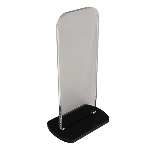 Fdit 2Pcs Acrylic Boxing Glove Stand, Vertical Boxing Glove Display Stand Baseball Glove Display Stand Acrylic Gloves Holder (Black)