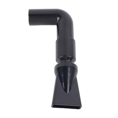 Black Plastic Aquarium Water Outlet Rotatable Elbow Pipe Fitting Fish Tank Nozzle Duckbill Sprinkler Aquarium Canister Filter(L) - size: L