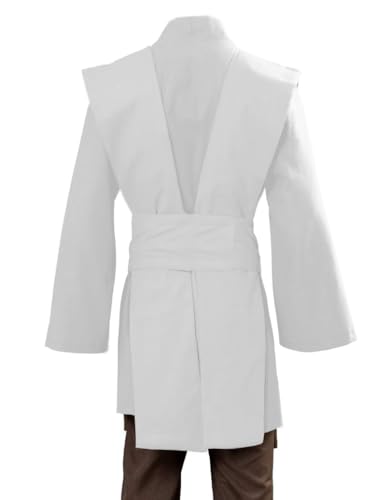GOLDSTITCH 남성용 튜닉 로브 나이트 팬시 쿨 코스프레 코스튬 - color: 화이트(튜닉), size: 미디엄