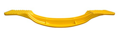 bintiva Balance Board Toy for All Ages - Excellent for Duck Walking, Agility, Gross Motor, and Vestibular Training - color: Yellow
