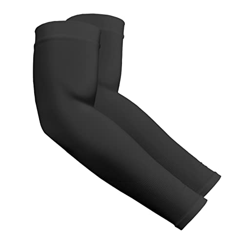 YESLIFE UPF 50 Cooling Sports Arm Sleeve for Men&Women - color: Black