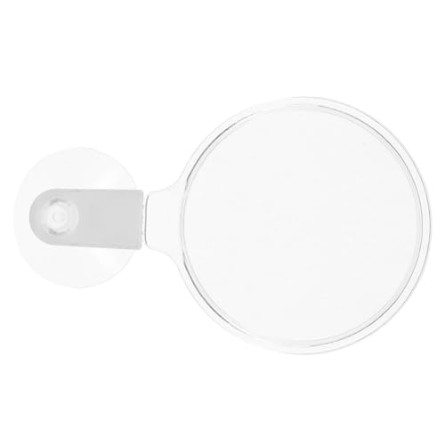 Happyyami 5pcs Betta Fish Glass Cup Acrylic Microscope for Aquarium Plants Ants and Small Animals Easy to Install and Observe Details Your Fish Tank - color: Whitex5pcs, size: 5.50X3.50X0.50CMx5pcs