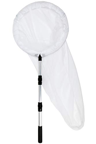 Insect and Butterfly Net with 12" Ring, 24" Net Depth, Handle Extends to 36 Inches - size: 16" Ring, 36" Handle