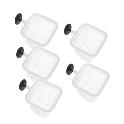 Mikikit 5pcs Aquarium Breeding Net with Cups Fish Tank Separator for Fry Easy Installation Mesh Design for Protecting Young Fish