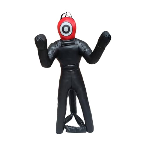 Qianly Grappling Dummy Punching Dummy Unfilled Multipurpose Adults Practical Training Equipment Punching Bag for Karate, 170cm