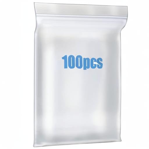 5Mil 5"x7" 100Pcs Plastic Bags Clear Resealable Zip Seal Lock Poly Bags | Macoota Thick Reclosable Heavy Duty Zipper Baggies Jewelry Earrings Coin Pills Crafts Sample Packing - size: 5x7inch