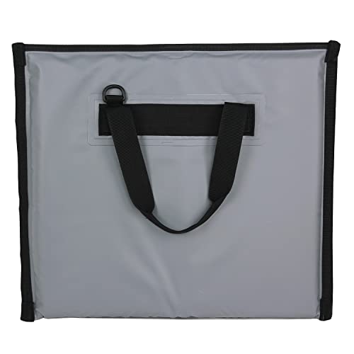 Buffalo Gear Insulated Cooler Bag - 20x18in Bait Cooler, Waterproof Fish Kill Bag - color: Gray