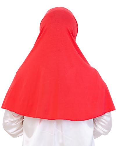 Prien Ready Hijab For Women, One Piece Muslim Instant Turban, Easy To Wear Long Head Scarf, Turkish Islamic Clothes For Abaya - color: Brink Pink