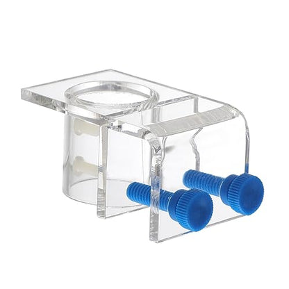 ORFOFE Aquarium Hose Tube Clamp Acrylic Fish Tank Holder Firm Fixing Clip for Secure Water Tubing Easy Installation for Cleaner Aquatic Environments and Better Fish Care