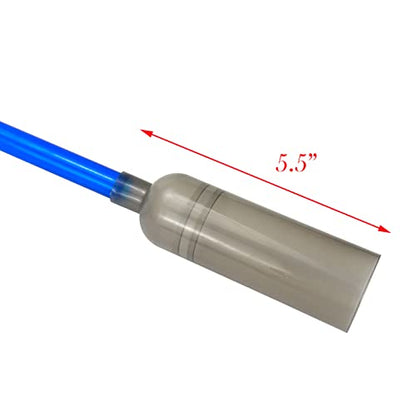 2sets Aquarium Siphon Water Changer Fish Tank Gravel Cleaner with Long Nozzle for Cleaning Changing Water (Blue) - color: Blue, size: 5.6ft/66.9"/1.7m