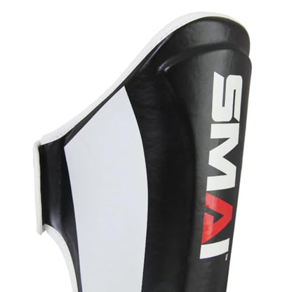 SMAI Thai MMA Kickboxing Guards for Men, Women, Kids with Comfortable, Durable, Impact Resistant, Ankle Support Shin Shields & Foot Protector a Pro-Grade Martial Arts Equipment. - size: Medium