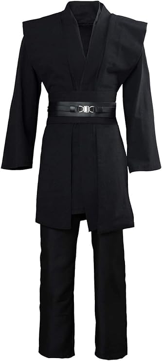 GOLDSTITCH 남성용 튜닉 로브 나이트 팬시 쿨 코스프레 코스튬 - color: 블랙(튜닉), size: 미디엄