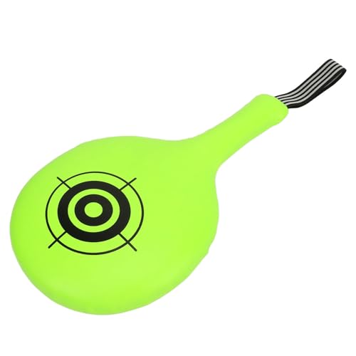 JTLB Taekwondo Kick Pads, Striking Target Paddles, TKD Karate Martial Arts Strike Targets, Kickboxing Training Equipment Sparring Gear for Kids Youth Adult (Fluorescent Green) - color: Fluorescent Green