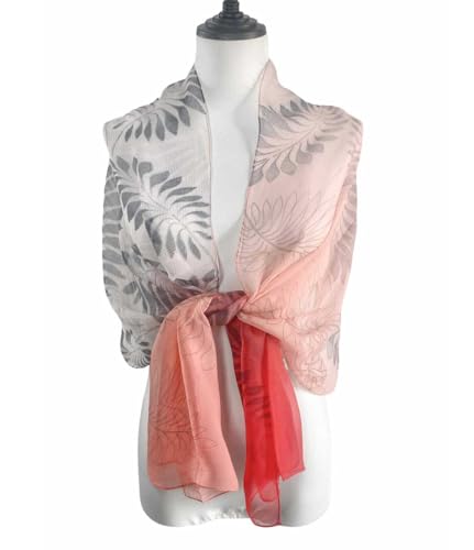 Acotavie Scarfs for Women Lightweight Fashion Scarves Print Floral Pattern Scarf Shawl Wraps - color: B06