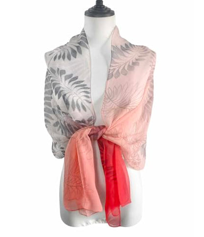 Acotavie Scarfs for Women Lightweight Fashion Scarves Print Floral Pattern Scarf Shawl Wraps - color: B06