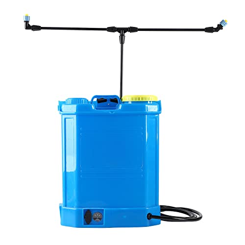 2-Nozzle Poly Boom Wand,Backpack Sprayer Multi Nozzle Spray Holder, Equipped with Cylindrical Nozzle and 110 Degree Fan Nozzle, 90 Degree Right Angle and 45 Degree Angle Spray Pattern