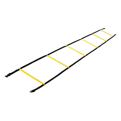 Agility Speed Training Fixed Ladder for Football Basketball, Sturdy Material Increase Your Speed for Athletes, Yellow Black Color