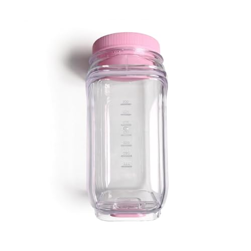 Salad Jar with Side Opening - Leakproof Salad Container & Pod, Mason Jar with Dressing Cup, Portable Lunch Container for Meal Prep, Dishwasher & Freezer Safe, for Office, Gym(Pink) - color: Pink