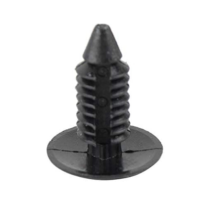 AUTOKAY 100Pcs 8mm Bumper Clips Auto Car Hole Plastic Rivets Fastener | Retainer Clips Fender Push Pin Fits for GM #1605396, 1595864 for Chrysler 6030441 for Ford 388577S, W705589-S300