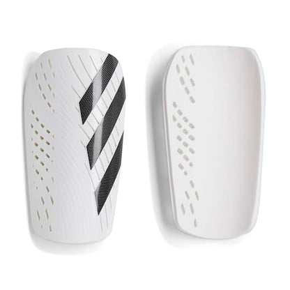 adidas Unisex Adult Tiro Soccer Shin Guards - color: White/Black, size: Small