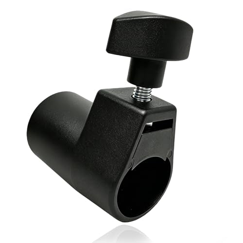 Music Stand Height Lock Adapter - Tube Fastening Connector with Anti-Loose Knob - Replacement Adjusting Component for 1 inch (2.5cm), Mic Boom Arm & Performance Equipment