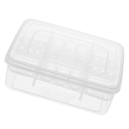 VICASKY 16-Compartment Plastic Reptile Egg Incubator and Hatchery Box for Breeding Geckos and Lizards Sturdy PET Supply for Hatching Reptile Eggs