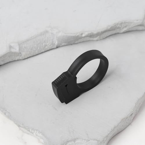 40Pcs Hose Pipe Fasteners Clips 20mm-25mm for Aquariums Ponds Black Plastic - size: 20-25mm