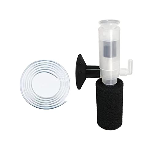 Mini Aquarium Filter Air Driven Sponge Filter for Small Fish Tank 0.5-5 Gallon