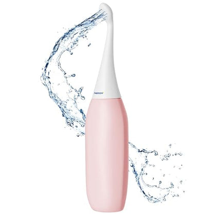 오리지널 HAPPYPO 휴대용 비데 l Easy-Bidet 2.0 교체용 물티슈와 샤워 화장실 l 휴대용 비데 스프레이 및 버트 샤워기 여행용 - 페리 보틀 산후 - 로즈 - color: 장미., size: 1개(1팩)
