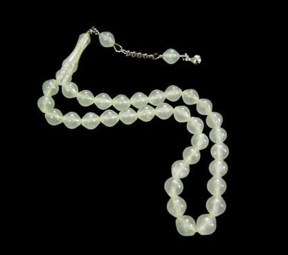 Perlin Prayer Beads Glow in The Dark Prayer Beads Glow Stones Tesbih Tasbih Tespih Misbaha Subha 33, Round Muslim Islamic Rosary Bracelets Worship Accessories