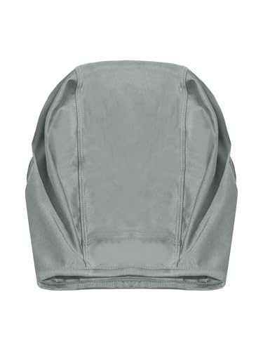 Wrestling Hair Cover Cap | Universal Fit for Any Headgear for Grappling, Wrestling, Judo & Jiu Jitsu/BJJ - color: Grey