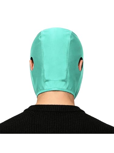 Aislor Wrestling Hair Cover Cap Wrestler Headgear for BJJ, MMA Grappling and Training, Long Hair Net Slicker - color: Light Green