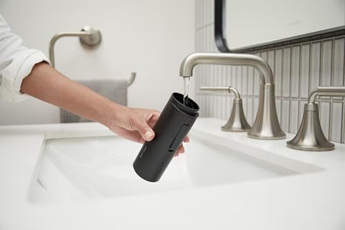 Kohler PureWash M050 Portable Bidet Sprayer, Honed Black, Travel Bidet, Compact Design for Easy Transport with Carrying Strap, Multi-setting Spray Functions, Holds Water for Up to One Minute